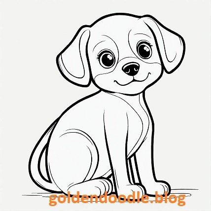 puppy coloring page