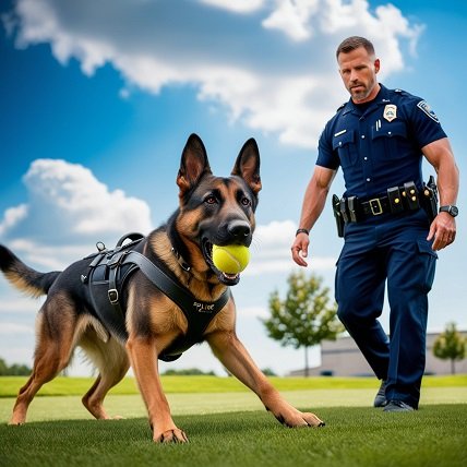 police dog training