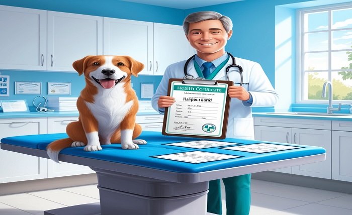 how much is a health certificate for a dog